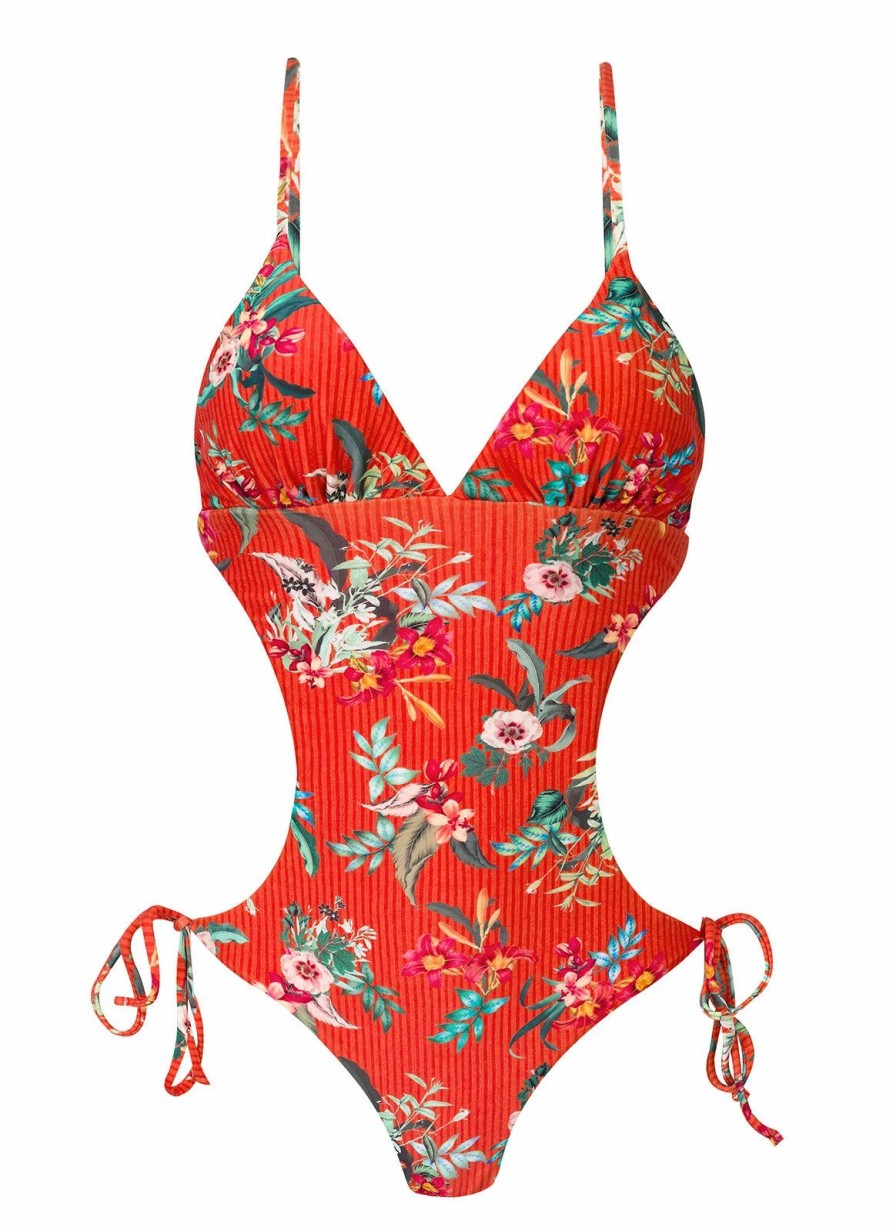 * Rio De Sol Wildflowers Trikini Monokini