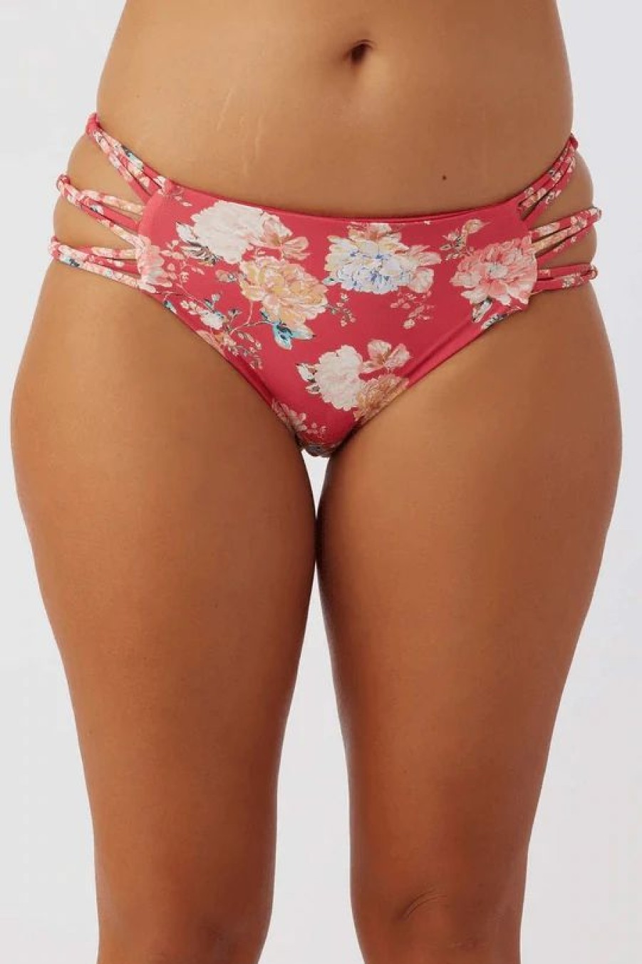 * O'Neill Stella Boulders Strappy Side Full Bottom Chrysanthenum Swim Wear