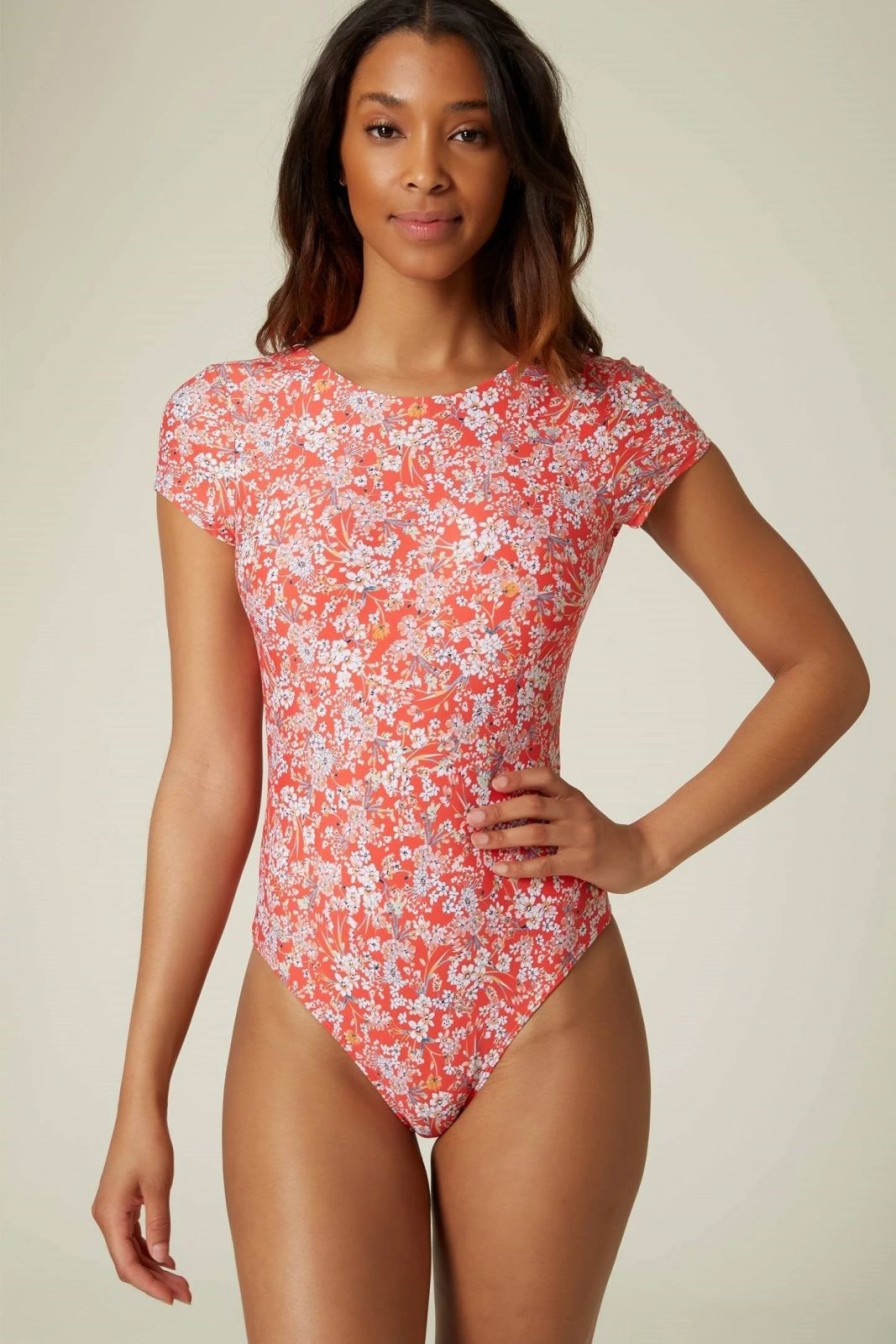 * O'Neill Balian Piper Ditsy Surf Suit Bittersweet Piper Ditsy Swim Wear