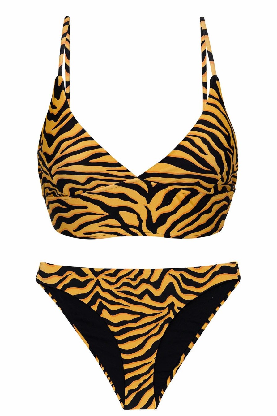 * Rio De Sol Set Wild-Orange Tri-Tank Comfy Moderate