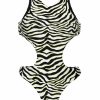 * Rio De Sol Wild-Black Twisted Monokini