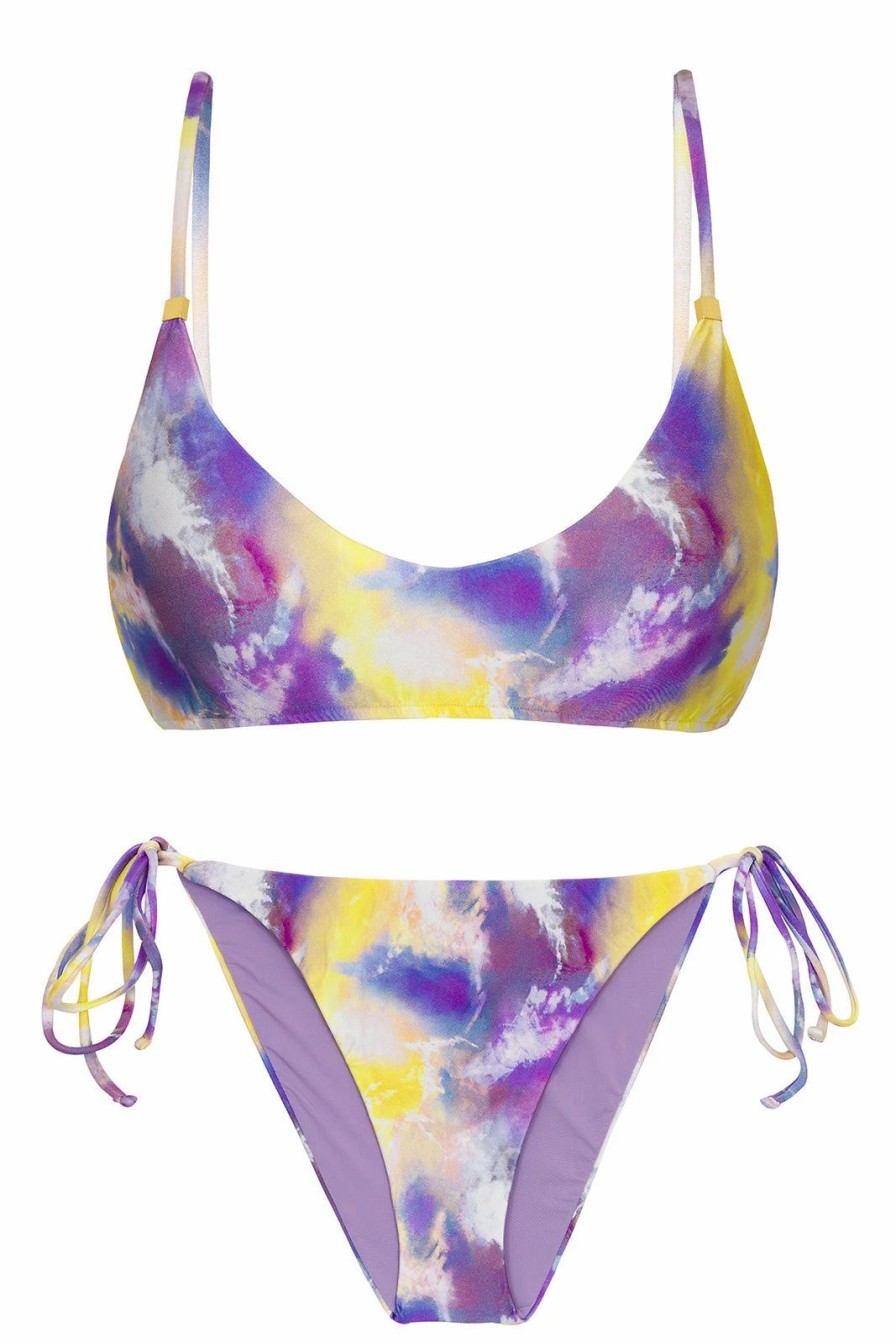 * Rio De Sol Set Tiedye-Purple Bralette Ibiza-Comfy Moderate