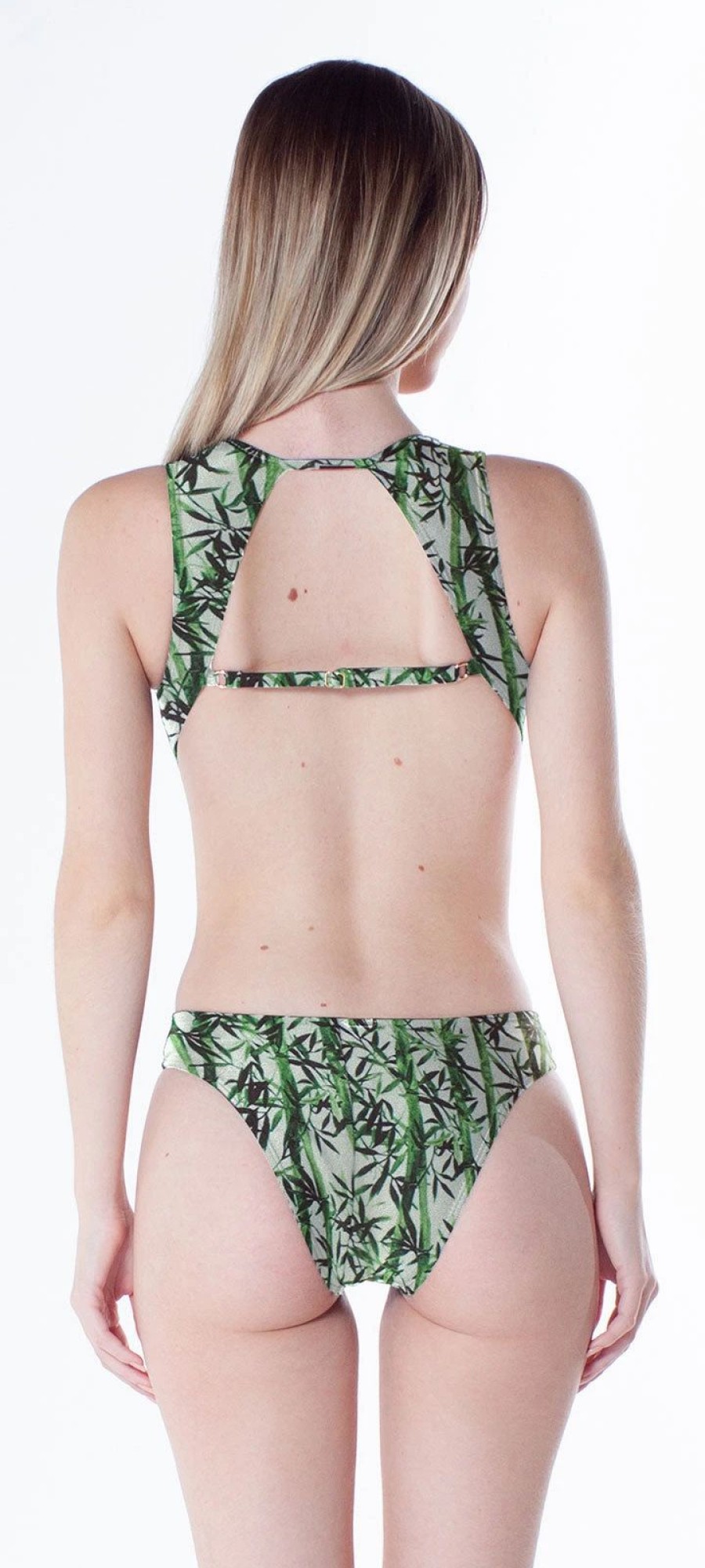 * La Playa Recorte Tule Bambu Monokini