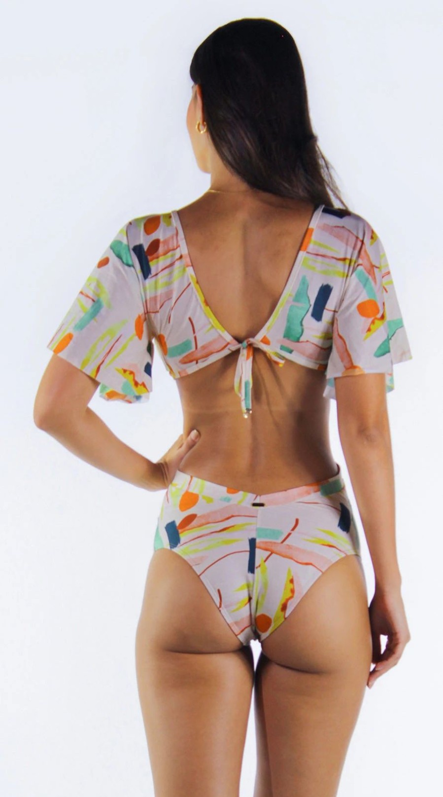 * La Playa Manga Borboleta Paleta Monokini