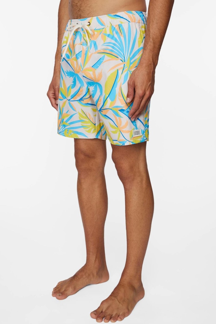 * O'Neill Banyan 17 Volley Cream Volley Swimshorts