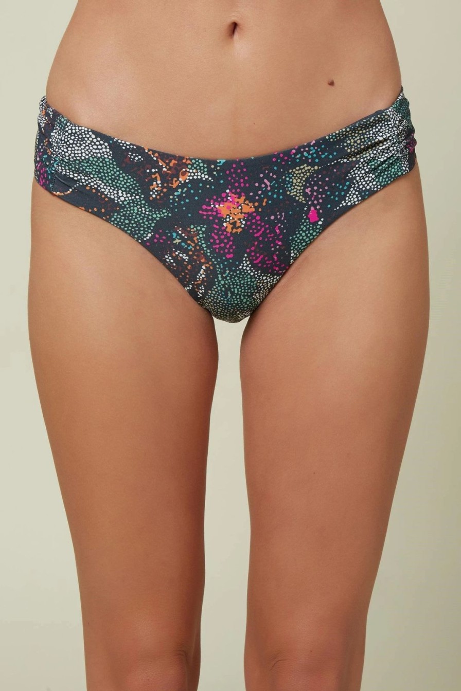 * O'Neill Sandrine Shirred Hipster Multi Swim Wear