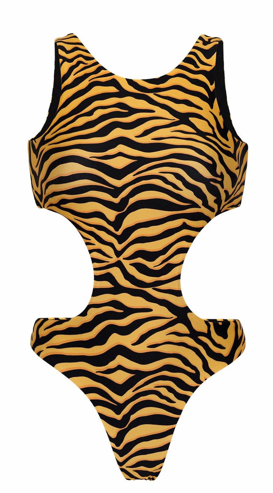 * Rio De Sol Wild-Orange Twisted Monokini