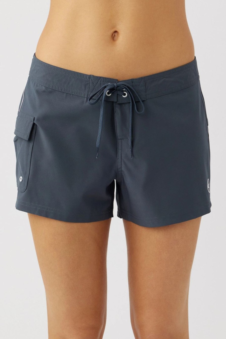 * O'Neill Saltwater Solids Stretch 3" Boardshort Slate Swim Wear