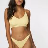 * O'Neill Ladies Saltwater Solids Texture Trestle Top Straw Swim Wear