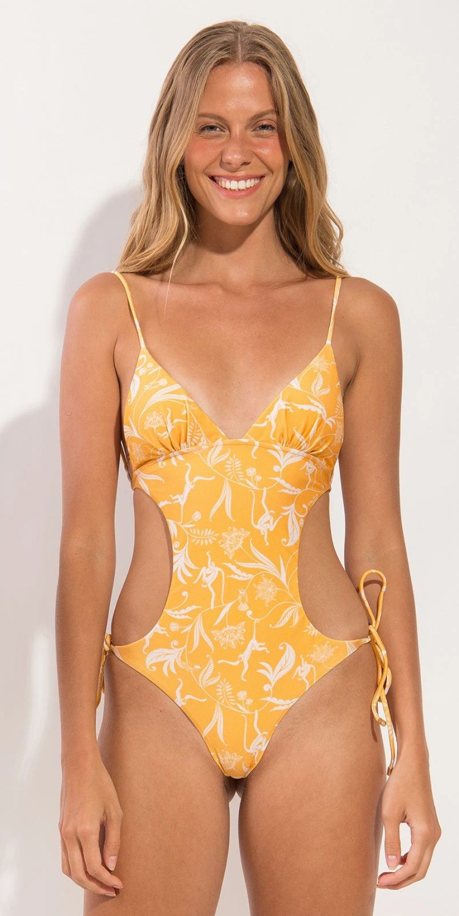 * Rio De Sol Sunny-Forest Trikini Monokini