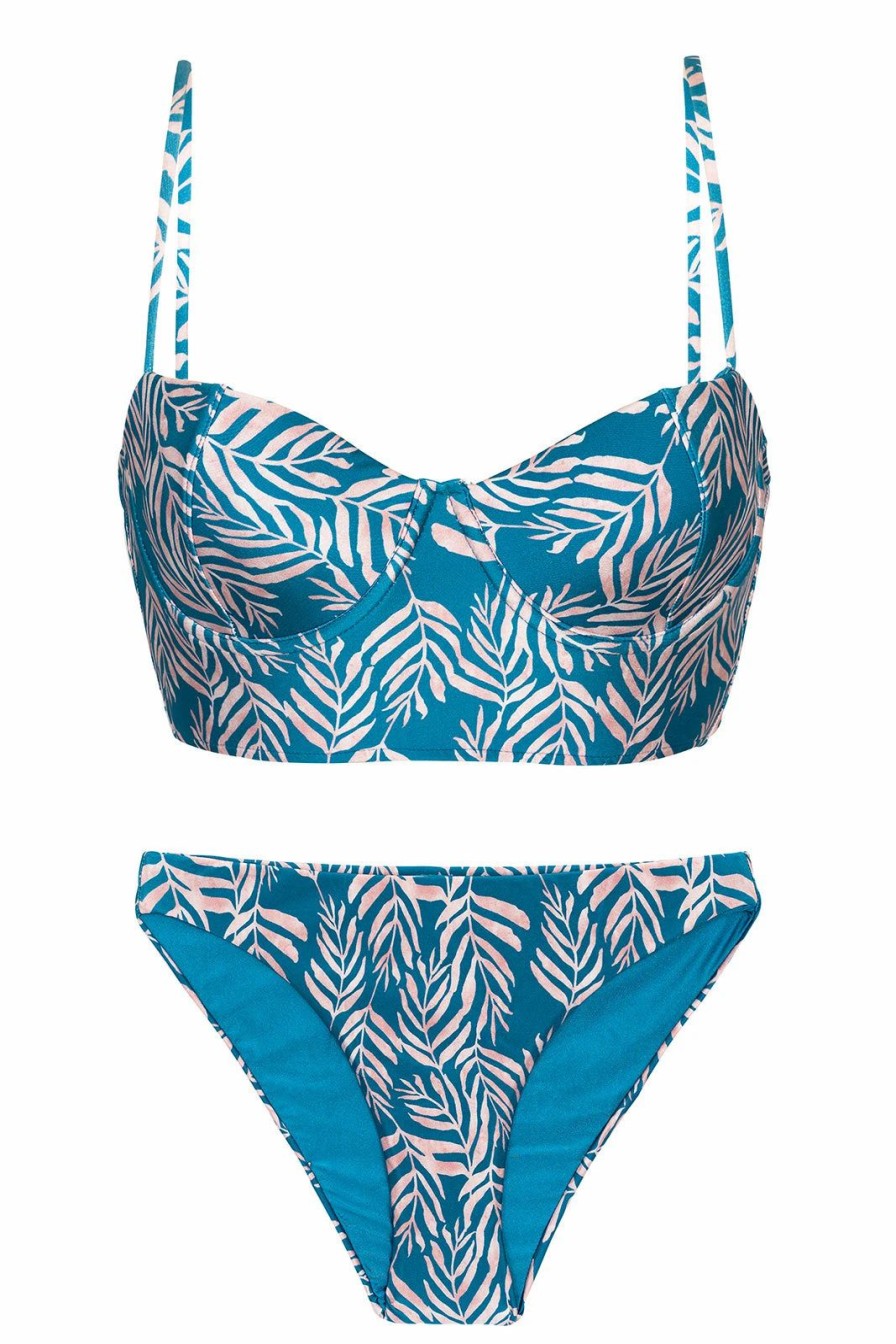 * Rio De Sol Set Palms-Blue Balconet-Anna Comfy Moderate