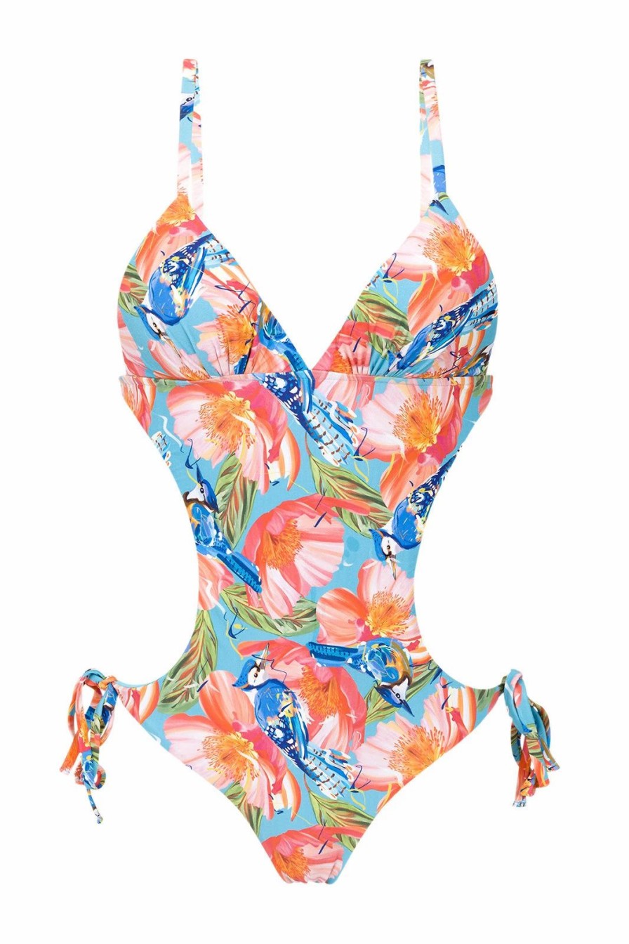 * Rio De Sol Zinnia Trikini Monokini