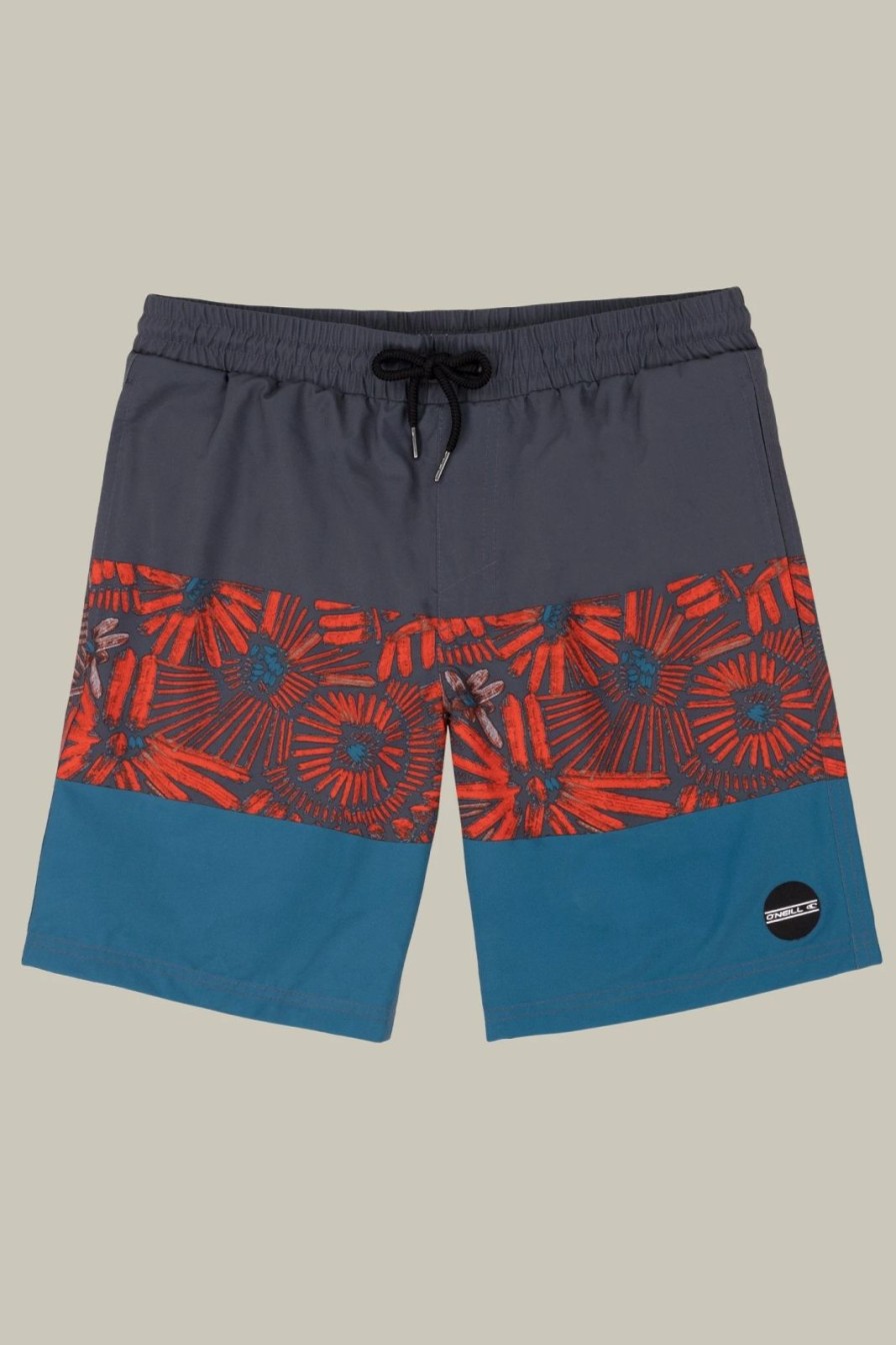 * O'Neill Distortion Volley Red Volley Swimshorts