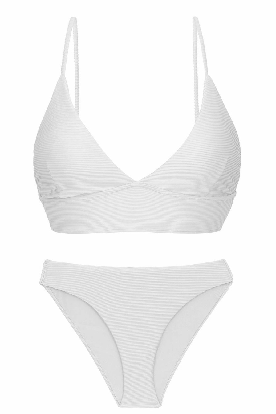 * Rio De Sol Set Cotele-Branco Tri-Tank Comfy Moderate