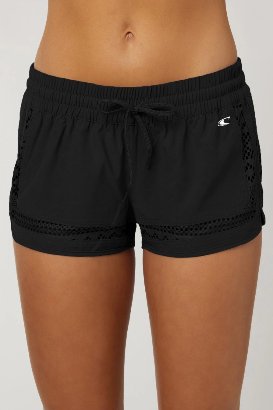 * O'Neill Ladies Renewal Stretch 2 Boardshorts Black Swim Wear