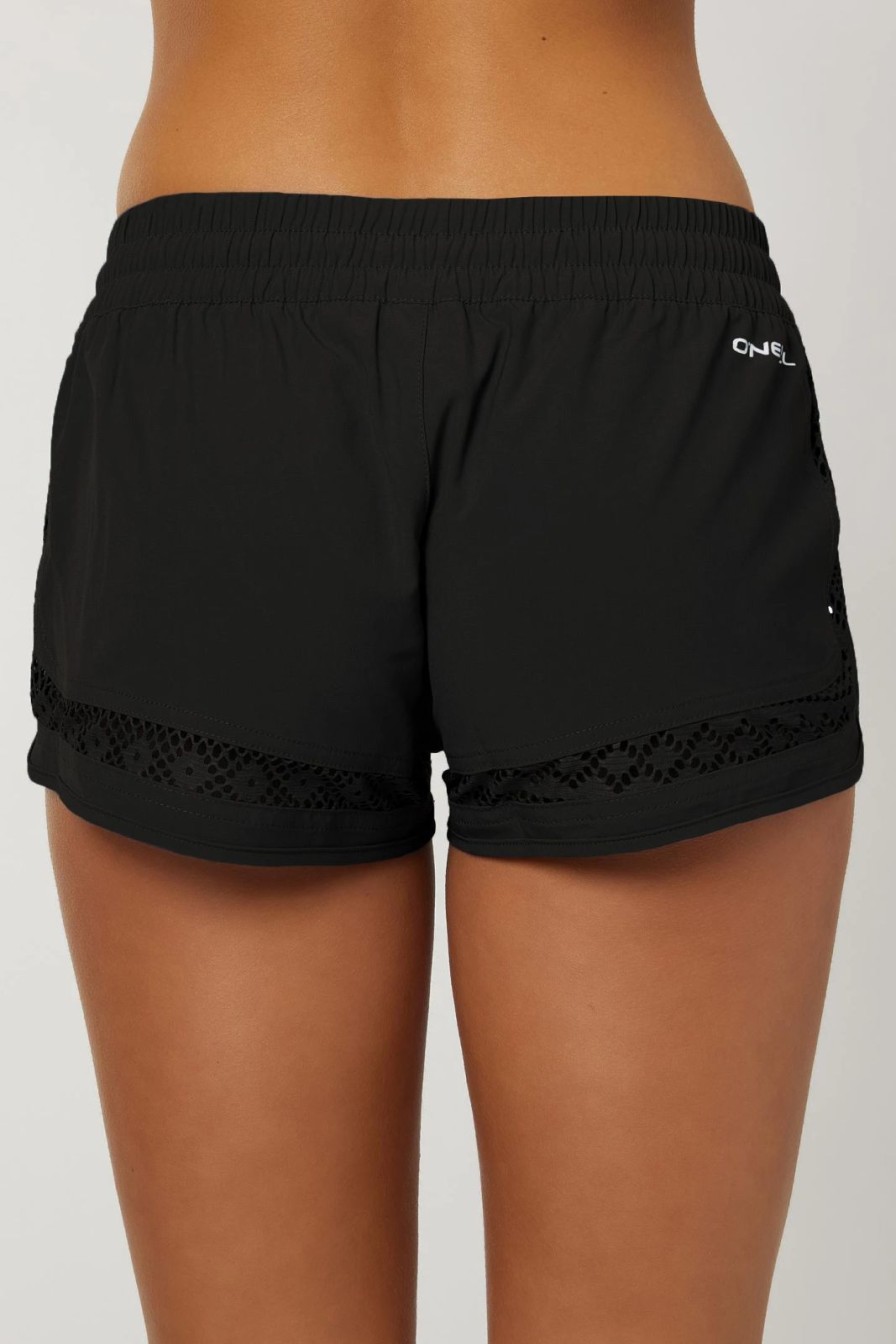 * O'Neill Ladies Renewal Stretch 2 Boardshorts Black Swim Wear