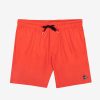 * O'Neill Mens Solid Volley Red Volley Swimshorts