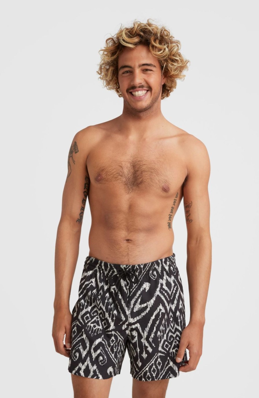 * O'Neill Cali Print 15" Volley Black Magic Carpet Volley Swimshorts