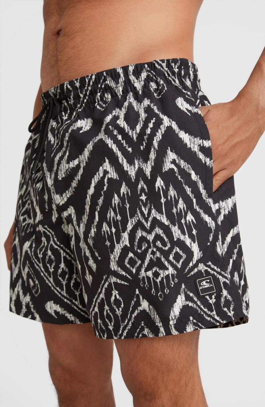 * O'Neill Cali Print 15" Volley Black Magic Carpet Volley Swimshorts