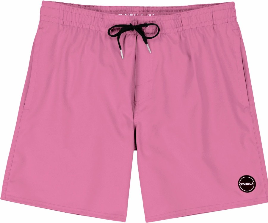 * O'Neill Solid Volley Canada 17" Volley Pink Volley Swimshorts